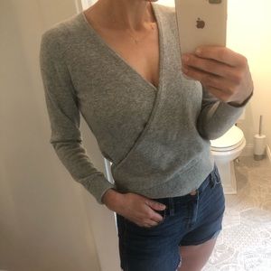Everlane Cashmere Wrap Sweater